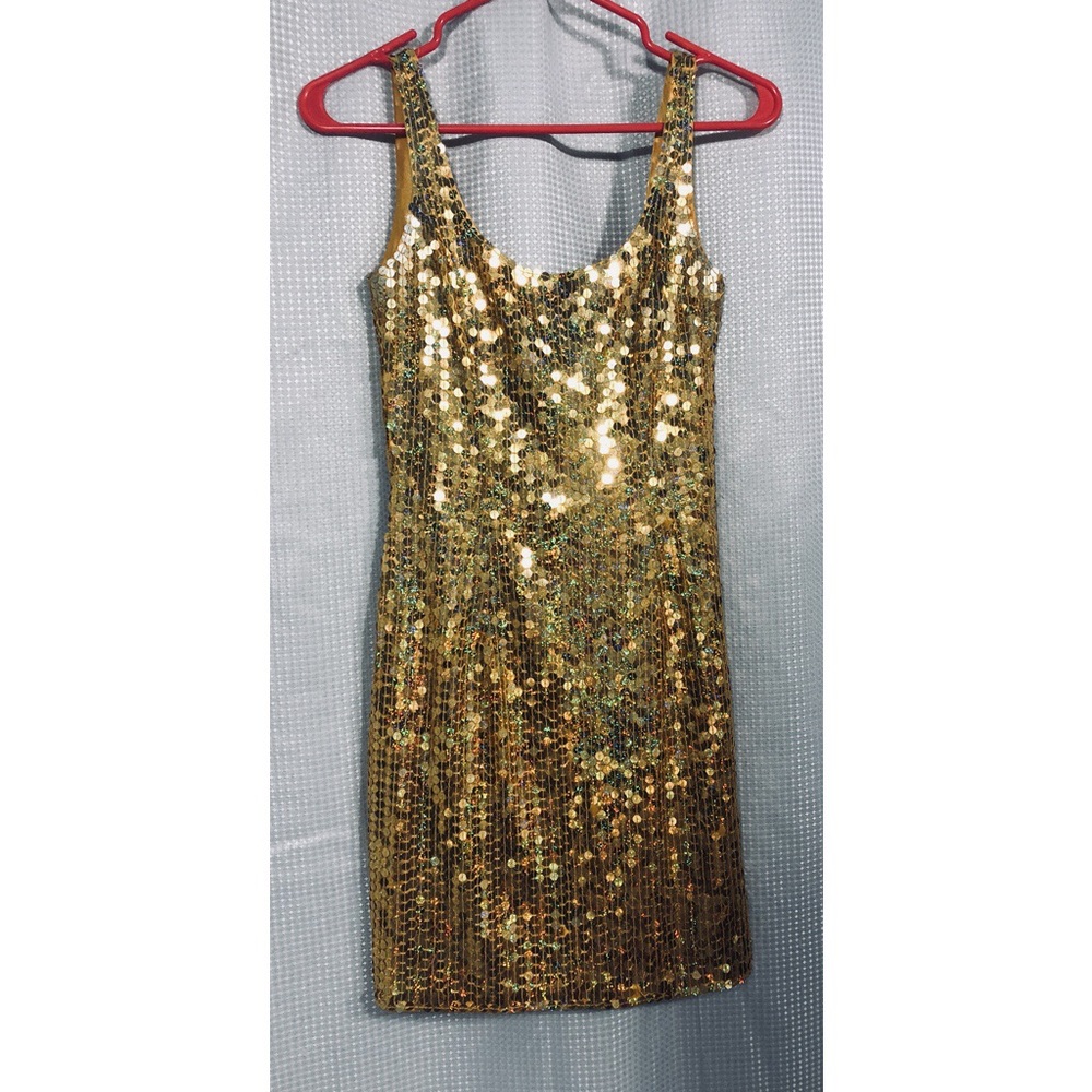 Niteline Gold Sequin Dress